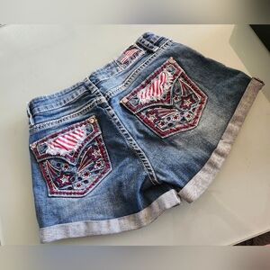 Shyanne Americana Western Coastal Cowgirl Festival Hippie Boho Shorts Size 29